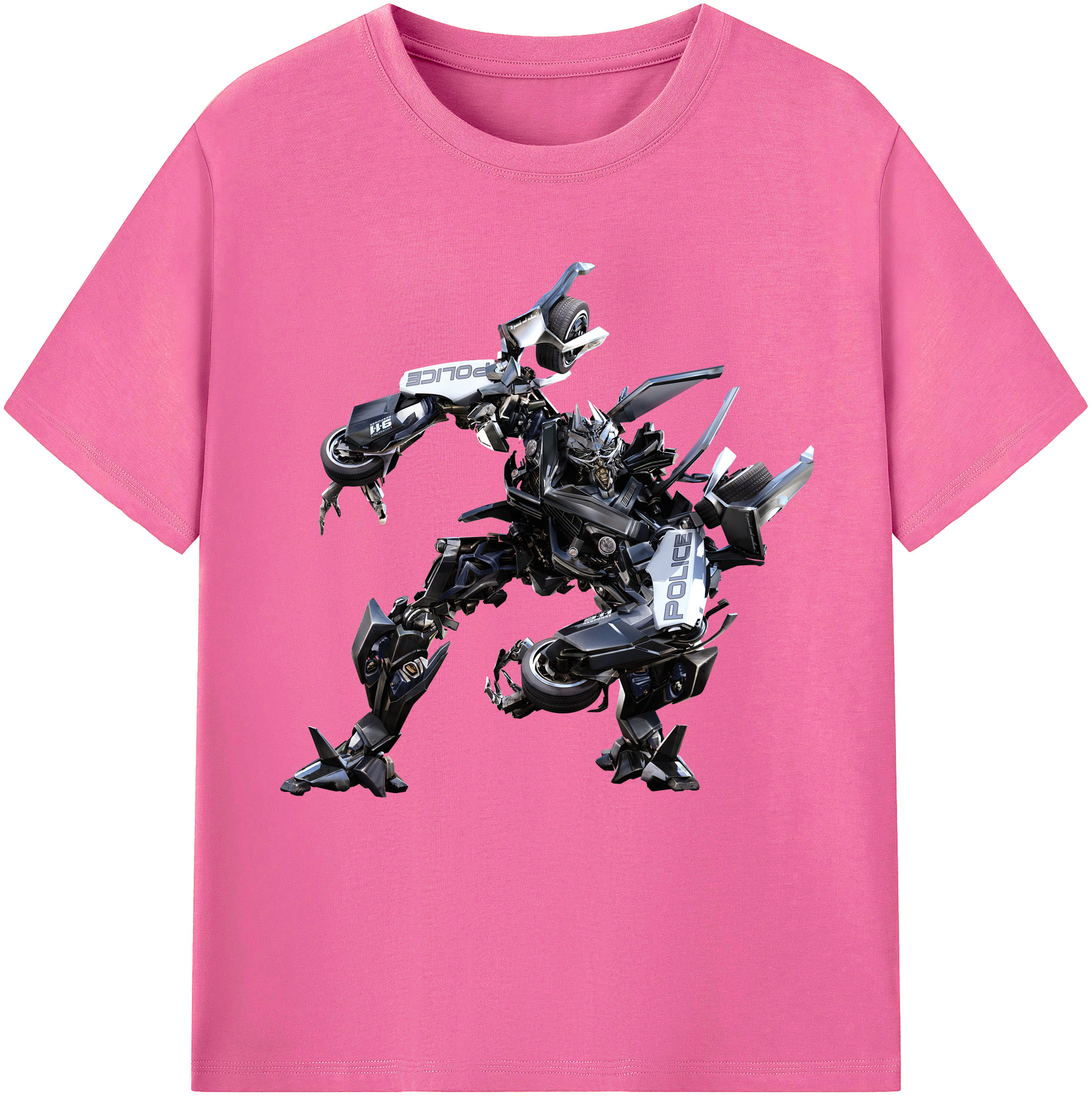 （画像用）  レディースカジュアルプリントTシャツ（綿100％）
